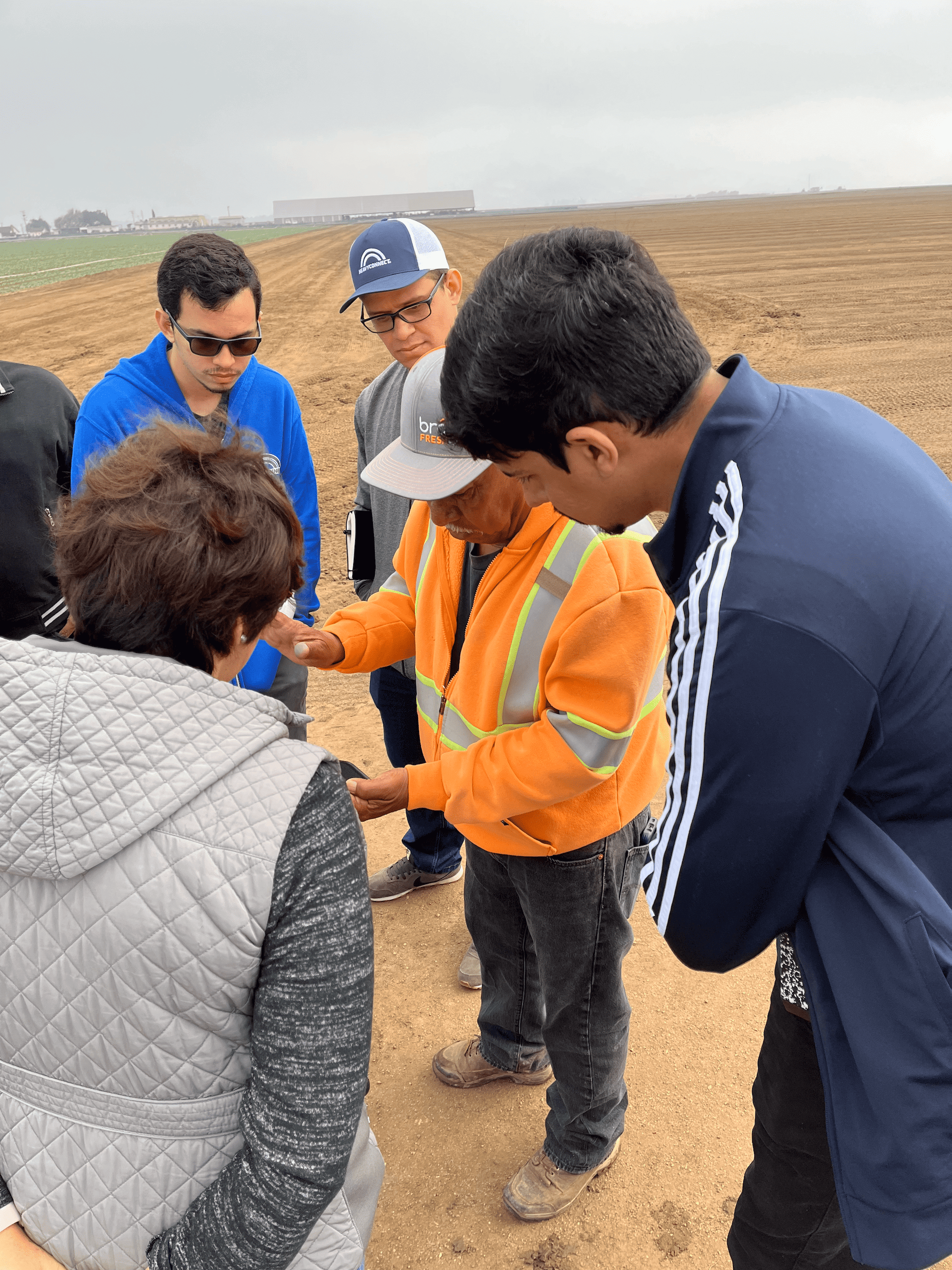 Hands-on training session with farm supervisors and crew leaders